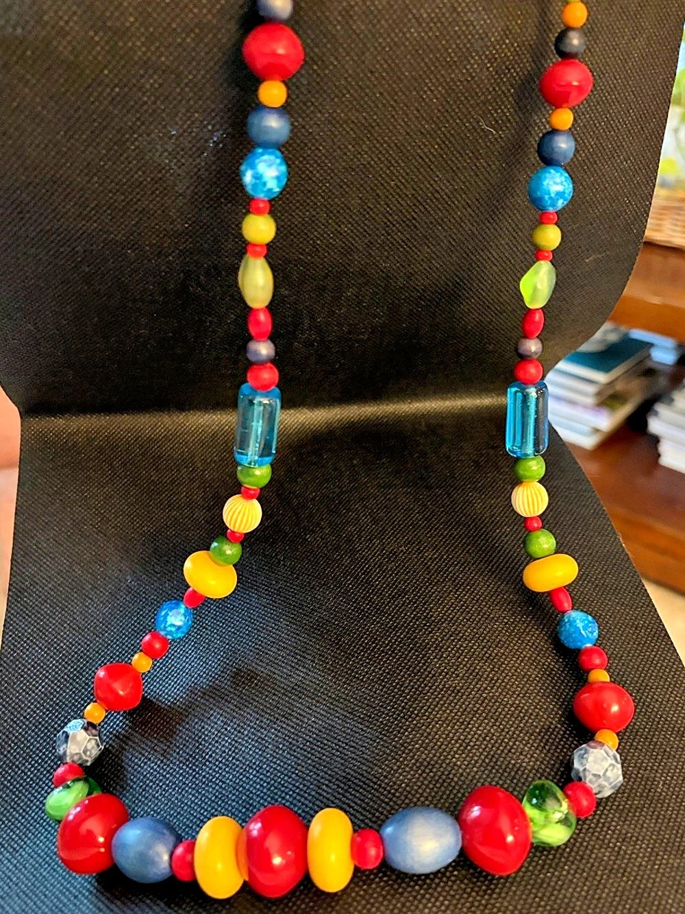 Teresa Goodall Multicolor Beaded Statement Necklace
